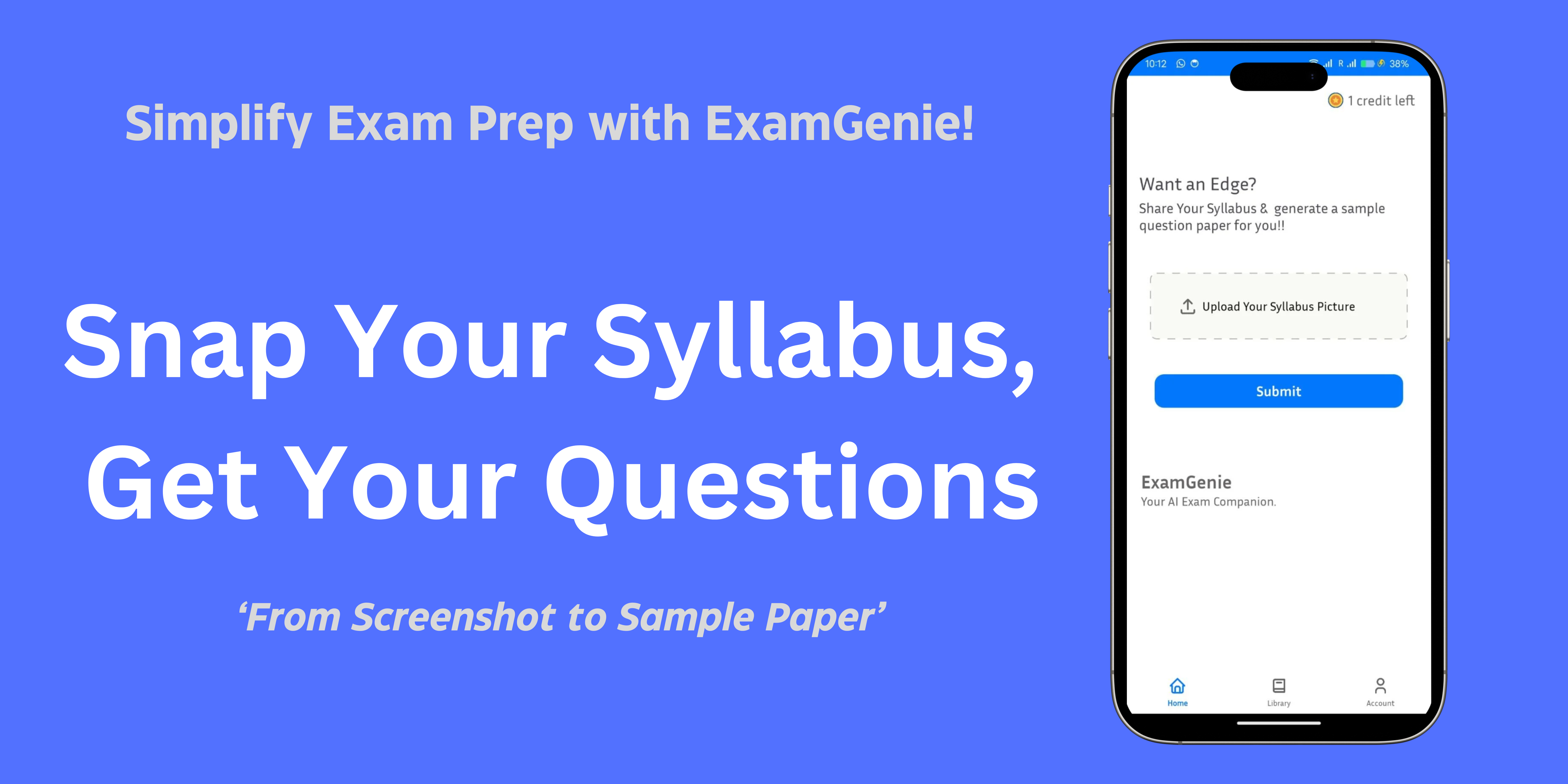 ExamGenie App Screenshot